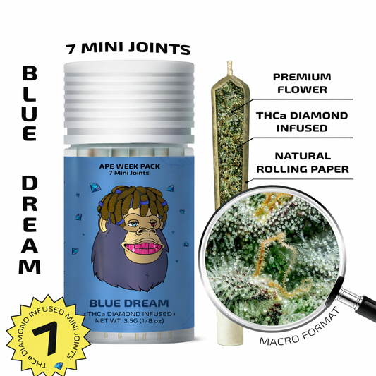 Blue Dream - 7 Diamond Infused Mini Joints (Sativa)